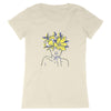 T-Shirt femme - Woman flower art