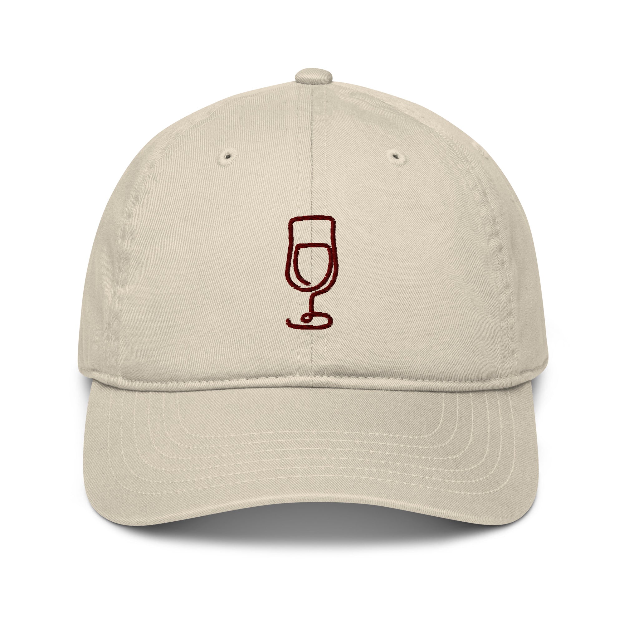 casquette verre de vin vognoble