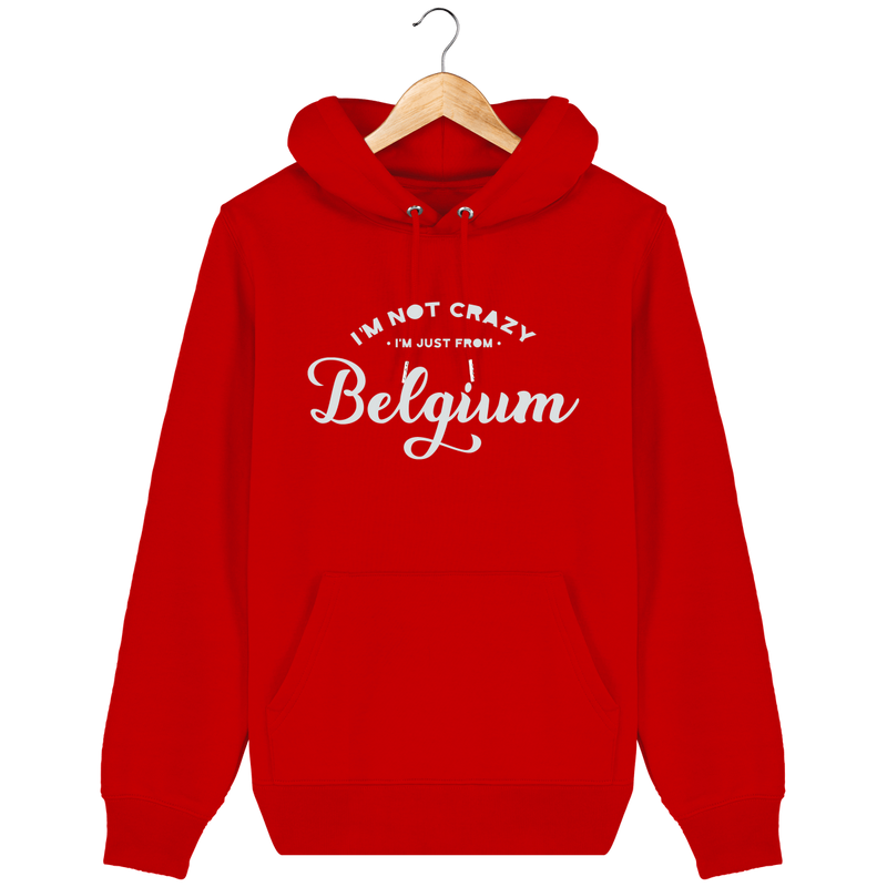 Pull à capuche Belge - "I'm just from Belgium"