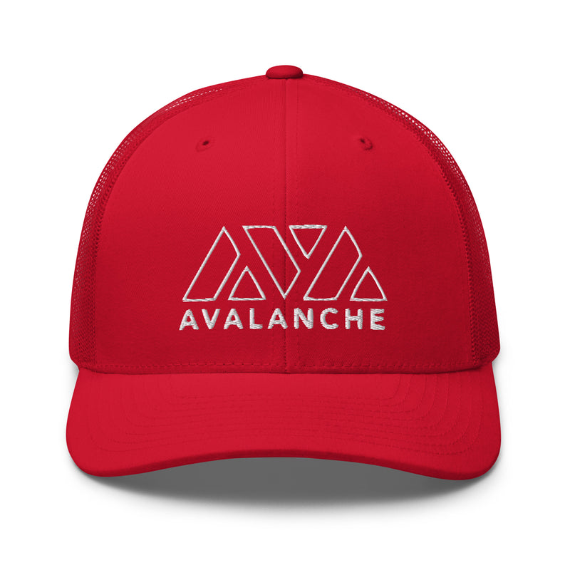 Casquette Trucker - AVAX AVALANCHE -  from chtmboutique by chtmboutique - avalanche, avax, crypto