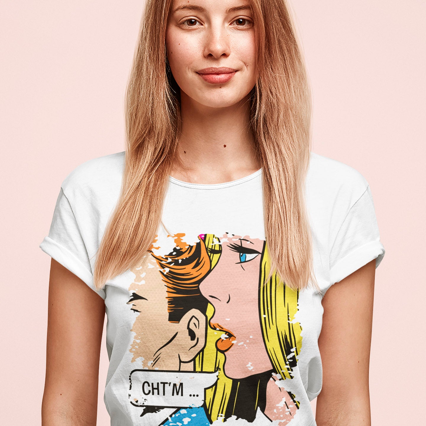 T-Shirt femme - Cht'm "COMICS"