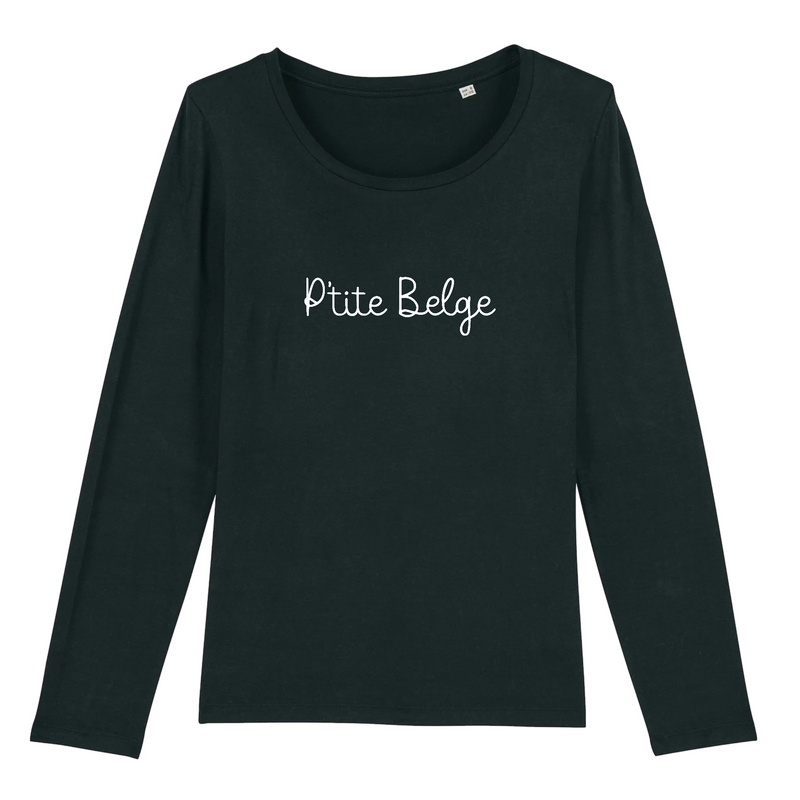 T-Shirt femme manches longues - "P'tite Belge"