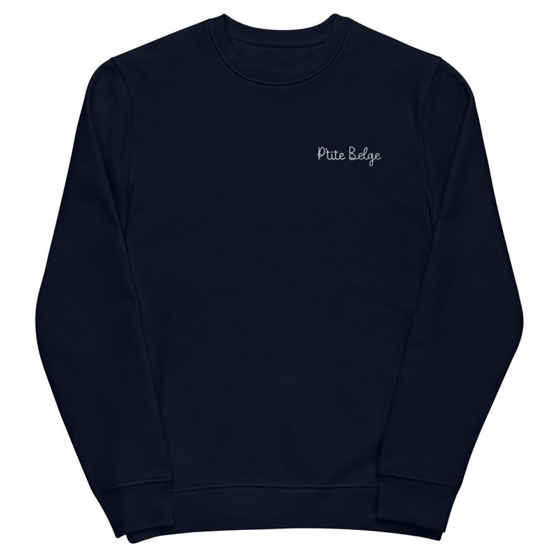 Sweatshirt femme brodé - "P'tite Belge"